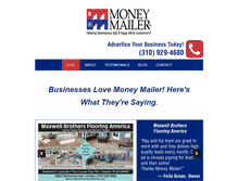 Tablet Screenshot of moneymailersouthbay.com